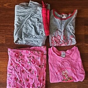 Comfy Red and Gray Sleepwear Set